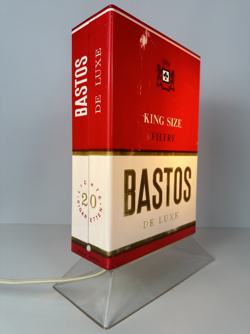 Insegna luminosa pubblicitaria vintage - tabacco