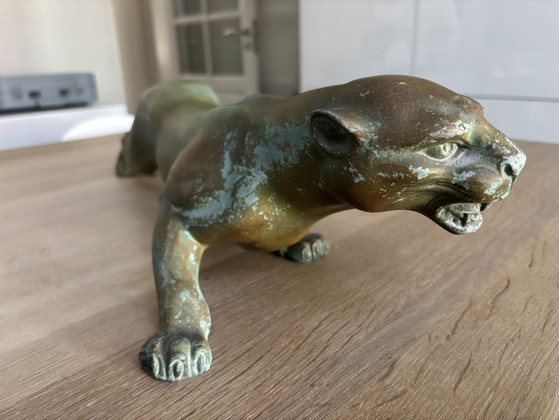 Scultura di pantera in bronzo in stile Art Déco – Sculture, Bronze (photo 6 of 15)