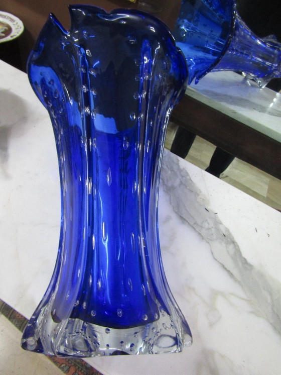 Image 1 of 1950s MURANO GLASS VASE