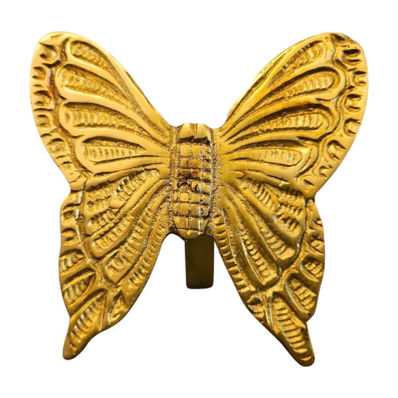 Image 1 of Sculture di farfalle in ottone dorato - Set di 3 | Decorazione per la casa vintage di Saraya Abden