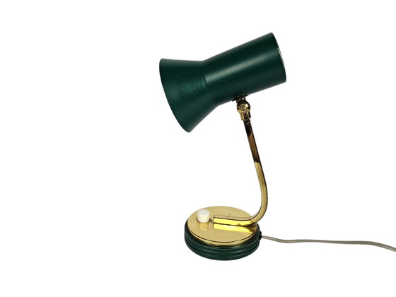 Image 1 of Pfäffle Leuchten - tafellamp -  bureaulamp - Duitsland - metaal - messing - 70's