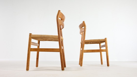 Image 1 of Børge Mogensen, set van 6 BM-1 stoelen voor C.M Madsens Møbelfabrik