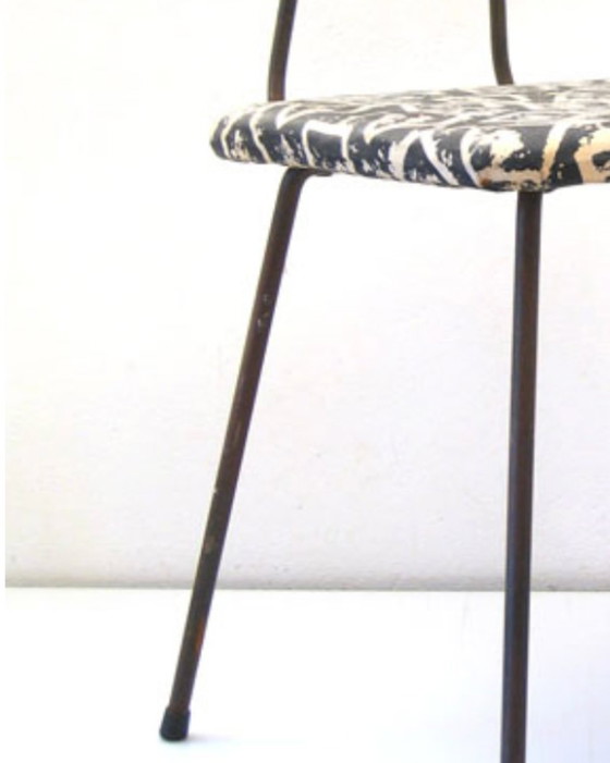 4 Elsrijk fifties vintage kitchen chairs – Side chairs, Metal (photo 3 of 5)