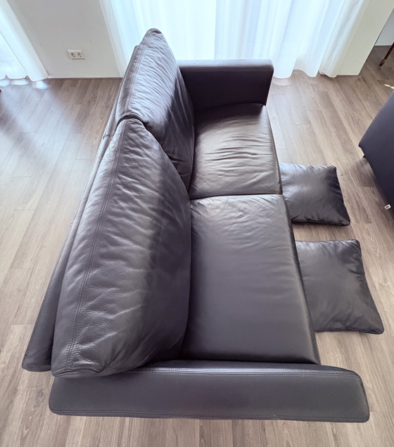 Image 1 of 2x 2.5 Leder Bizon Design Bankstel (Montel)