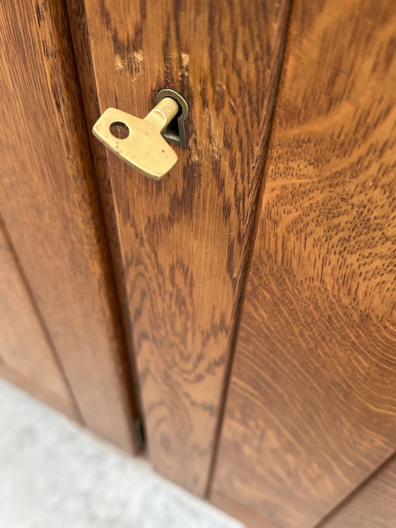 Image 1 of Eikenhouten buffetkast 'Weekend', Jos De Mey, Van Den Berghe-Pauvers, België, jaren 50