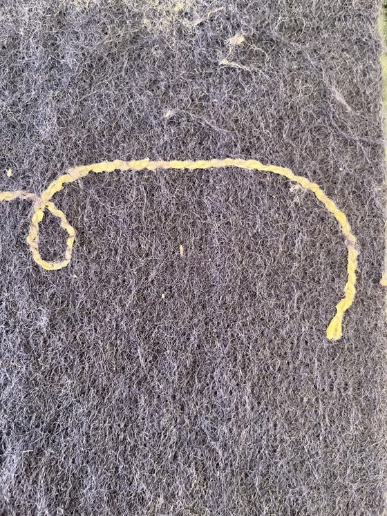 Olga Karlíková – Art Protis Original 1969 – Kompozice – karlikova, Wall decoration, Textile (photo 3 of 11)