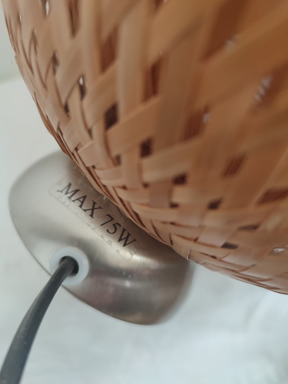 Image 1 of Ikea Design Model Boja- BO803- Maria Vinka - Hand-woven Bamboo Table Lamp