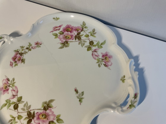 Image 1 of Grand plateau/plat de service en porcelaine (Limoges)