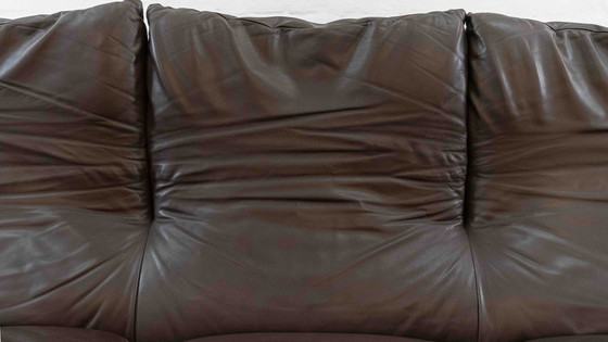Image 1 of Cassina Maralunga 3-Sitzer-Sofa aus Leder von Vico Magistretti