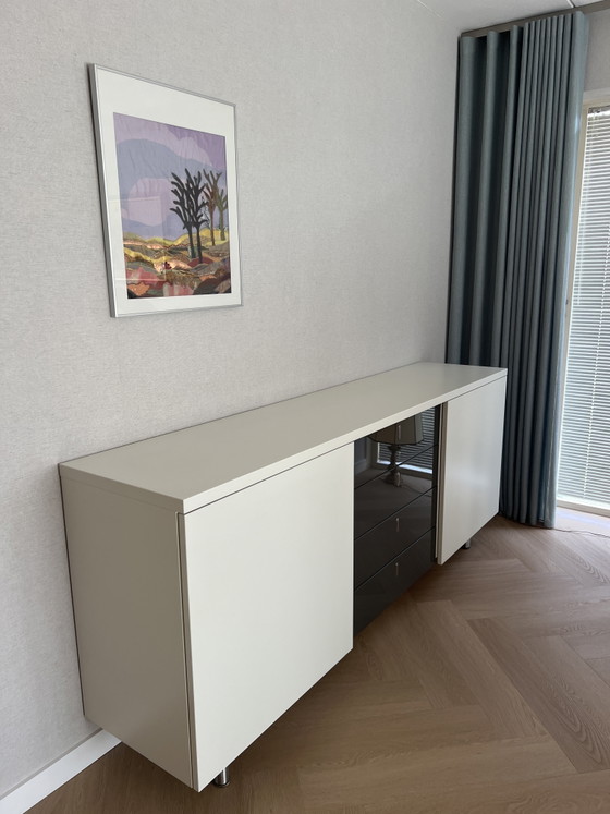 Luxury Design Sideboard – Now Time – High‑Gloss Finish – Wood (photo 6 of 7)