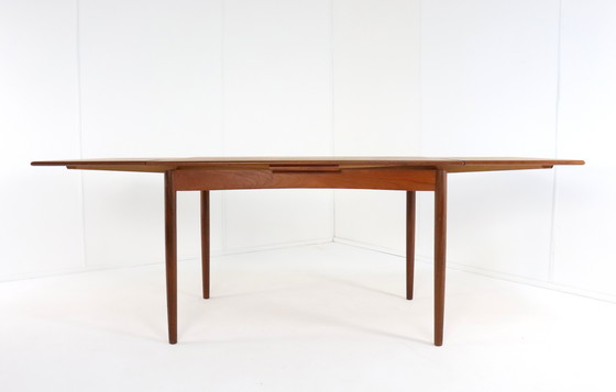 Image 1 of Danish Extendable Rectangular Dining Table 'Nymark' Vintage