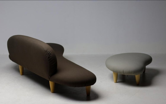 Vitra Isamu Noguchi Freeform Sofa & Ottoman – gepolstert mit Kvadrat Vidar 4 – 3-5 Sitzer Sofas, Wool (photo 5 of 13)