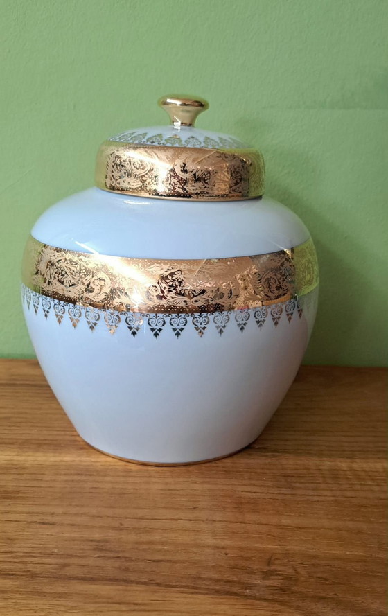 Bomboniera Limoges vintage, Oggetti decorativi, Oro, Porcellana, Dorato (foto 2 di 8)