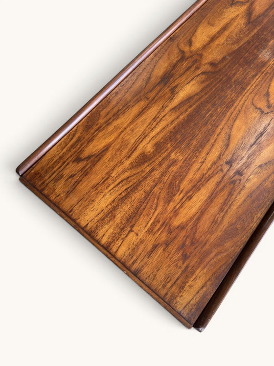 Couchtisch aus Teakholz im Mid-Century-Modern-Stil mit wendbarer Tischplatte – Couchtische, Wood (photo 4 of 11)