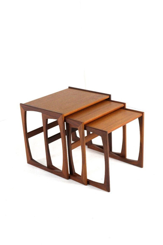 Image 1 of Ensemble de tables gigognes G-Plan vintage 'Cottonfield'