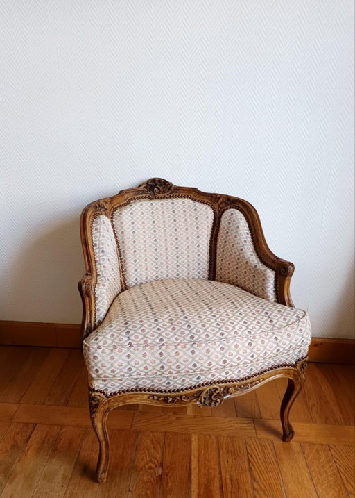 Bergère de style Louis XV 