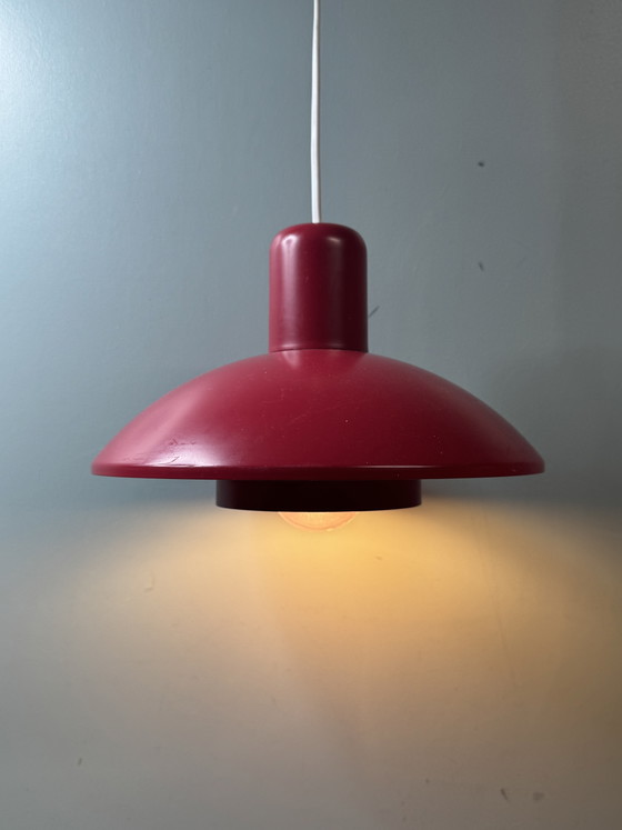 Beautiful Vintage Danish Pendant Lamp – Model 728 Horn Belysning – Ceiling lights, Metal (photo 2 of 13)