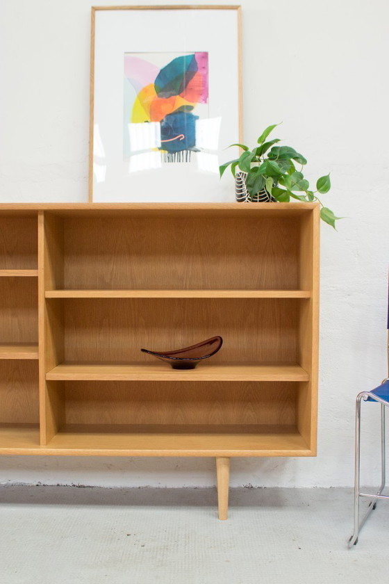 Image 1 of WK Möbel libreria a ripiani alti in rovere vintage