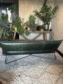 Jess design 3 Sedile verde scuro + poggiapiedi