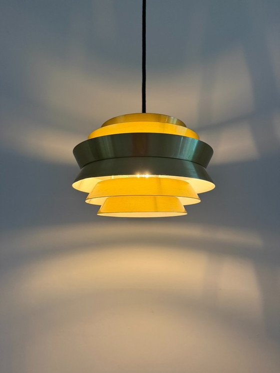 Suspension vintage Granhaga Trava par Carl Thore - Lampe design suédoise – Fog & Mørup, Aluminium (photo 3 of 8)