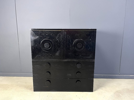 Image 1 of Vintage brutalist bar cabinet, 1970s 