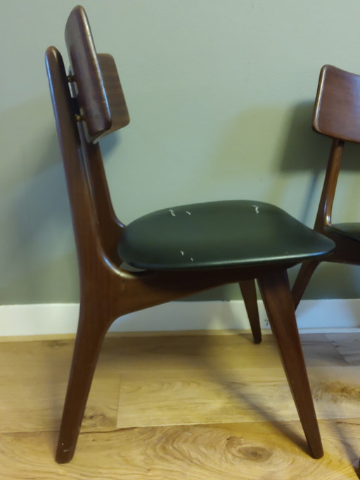 2x Louis van Teeffelen dining room chairs Topform