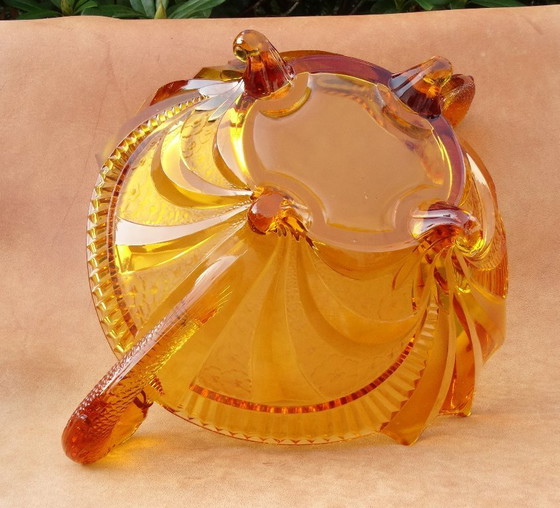 Image 1 of Coupe art déco, original art nouveau, coupe en verre, coupe à fruits