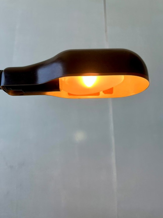 Image 1 of Vintage postmodern lamp, werkplaatslamp, werklamp, klemlamp, jaren 80/70