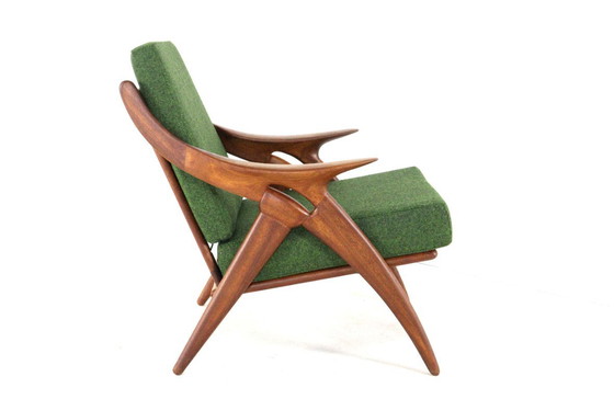 Image 1 of Set di 2 poltrone De Ster de Knoop, rivestite di recente, stile vintage.