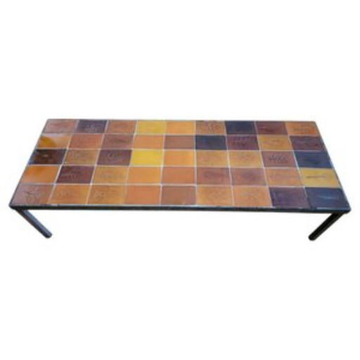 Roger Capron coffee table Vallauris Côte-d'Azur 1950