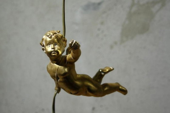 Image 1 of Pendant lamp – Art D France – With putti or cherub