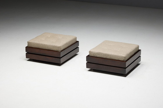 Image 1 of Brazilian Ottomans by Celina Decorações, Brazil, 1960s