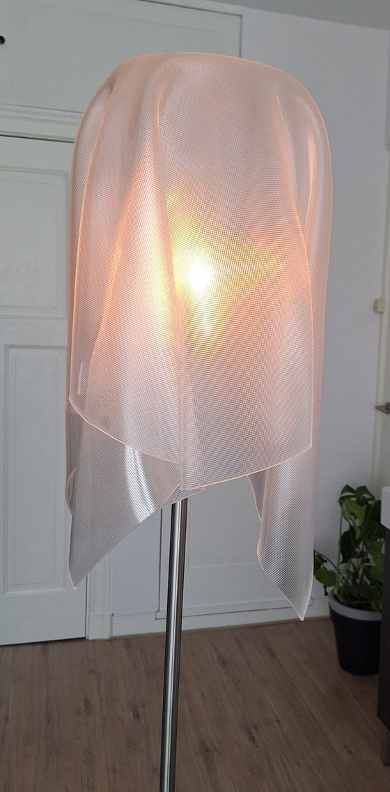Staande Design Lamp – Vloerlampen, rvs, Plexiglass (photo 4 of 6)