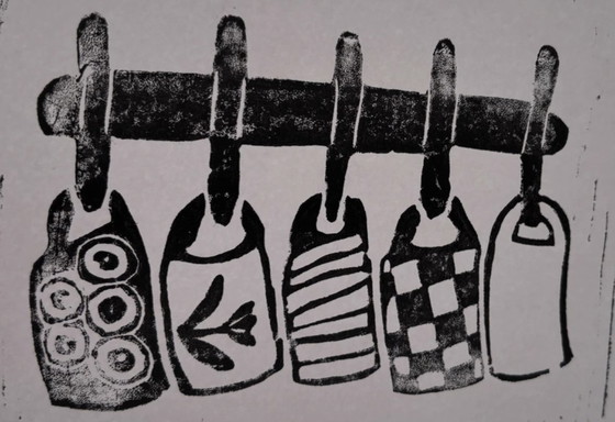 Image 1 of Linograbado del calendario 2026