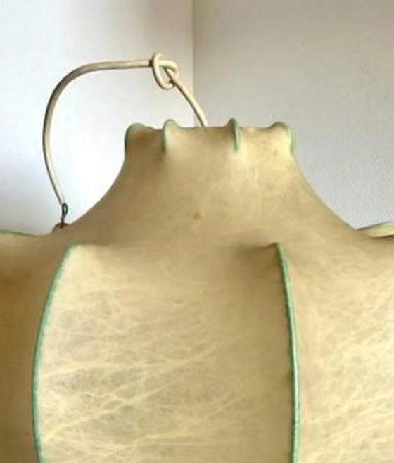 Image 1 of Rare Suspension Viscontea cocoon par Achille & Pier Giacomo Castiglioni – lampe design années 60 Italie – mid century