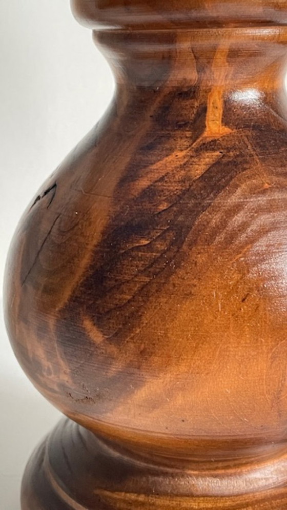 Image 1 of Vintage Country Style Solid Wood Lamp