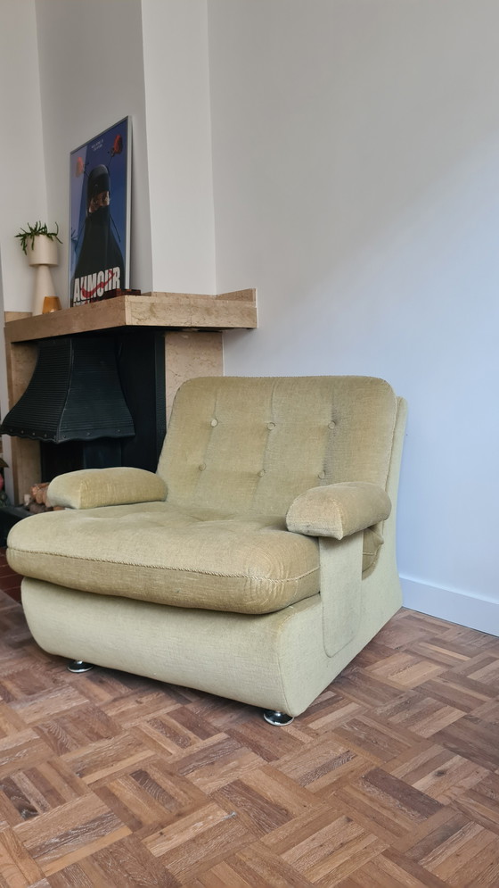 Image 1 of Modular 60s–70s seating set: 2-seater + 1-seater