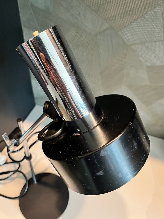 Hala Leuchten Schreibtischlampe, Schreibtischlampen, Metall, Chrom, Schwarz (Foto 3 von 10)