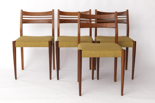 Set of 4 Vintage Teak Dining Chairs by Habeo, Germany – 1960s Mid-Century Modern