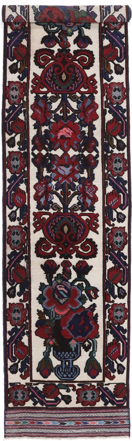 Image 1 of Afghan Kelim Deco Art Handwoven New Rug 350 x 78 cm