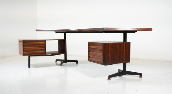 Image 1 of Boemerang T96 bureau door Osvaldo Borsani voor Tecno, Italië, 1960S