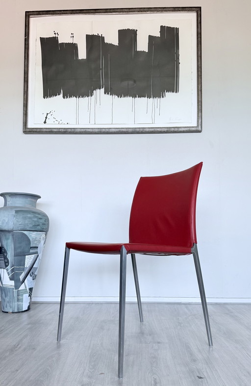 6x chaises Zanotta Lia Design by Roberto Barbieri