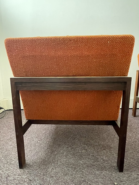 Image 1 of Pair of Teak Armchairs by Ole Gjerlov-Knudsen & Torben Lind