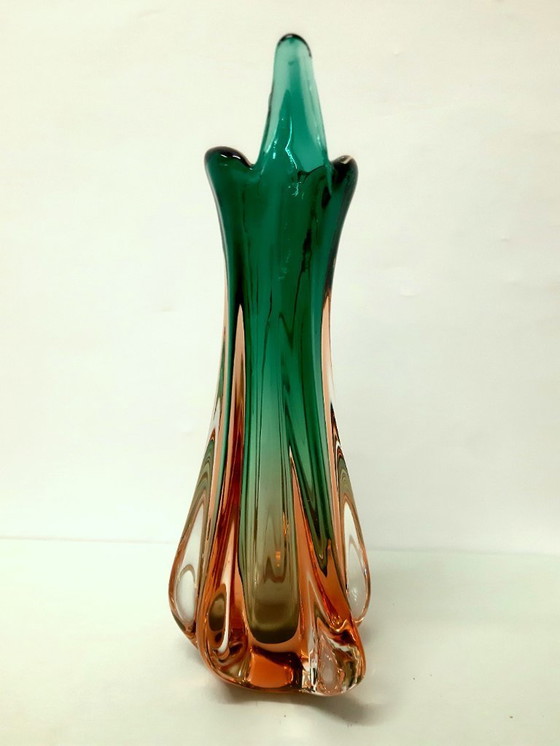 Image 1 of Colorful vase / Murano glasswork