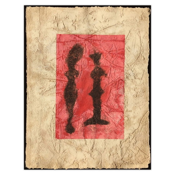 Image 1 of Pierre-Marie BRISSON, Reflet d'elle (Reflexion von ihr), signierte Karborundum-Radierung, 1990
