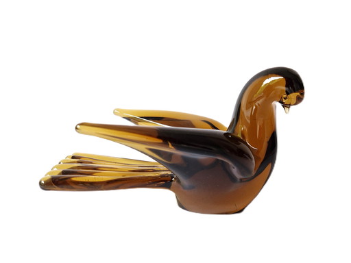 Fm Konstglas - Glass sculpture Bird