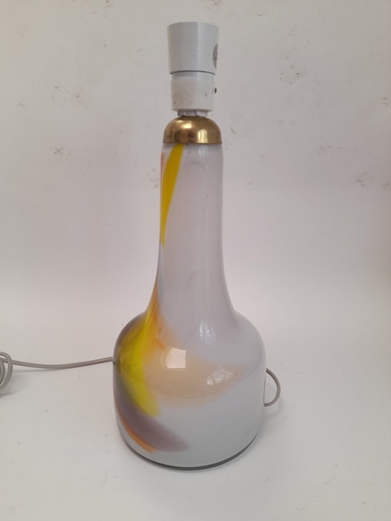 Image 1 of Grande base per lampada Holmegaard in vetro colorato