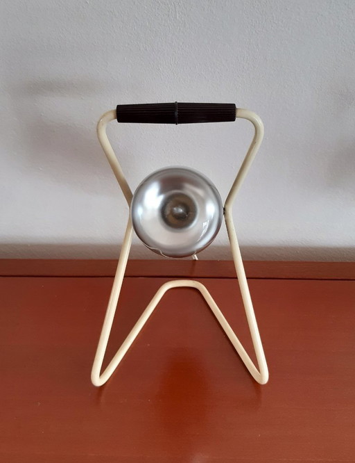 Lampe Philips infraphil (design hollandais) lampe vintage, modifiée !