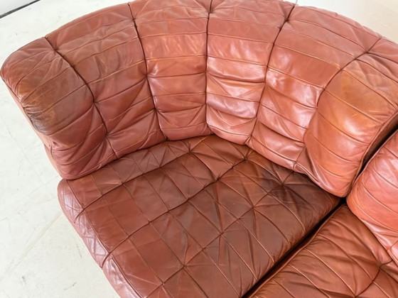 Image 1 of De Sede DS 11 Leather Sofa Couch Desede Armchair Design Modular Elements