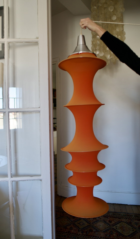 Image 1 of Milano Falkland Suspension Lamp by Bruno Munari for Danese, Italy, 1970s